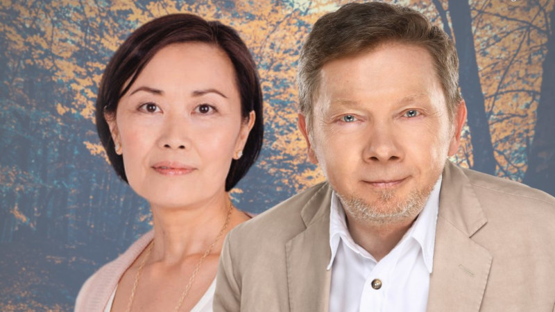 Eckhart Tolle y Kim Eng