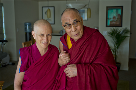 El Dalai Lama y Thubten Chodron