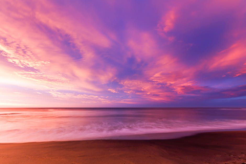 Purple sky